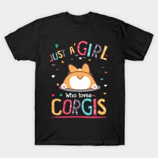 Just A Girl Who Loves Corgi (88) T-Shirt